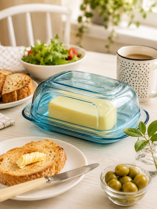 Маслёнка с прозрачной крышкой