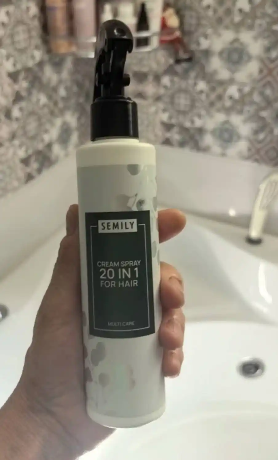 Sochlar uchun 25 in 1, SEMILY, 200 ml issiqlikdan himoyalovchi krem-sprey