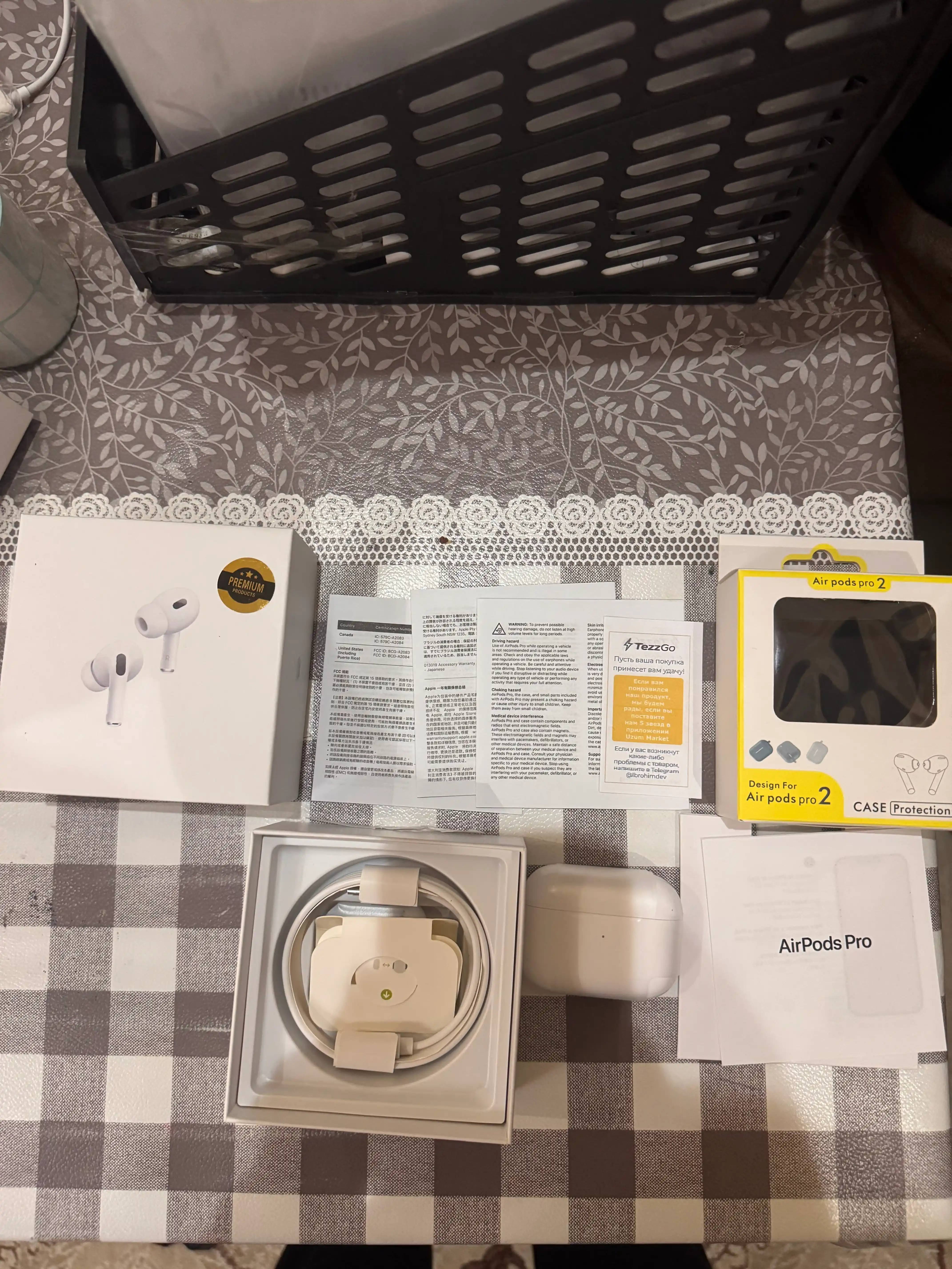 Simsiz quloqchinlar Pods Pro 2, sensorli Bluetooth, iPhone va Android uchun