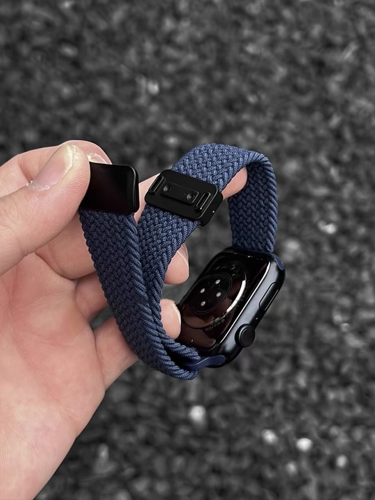 Apple Watch magnitli neylon elastik tasma 38-49 mm Series 3-9 SE/Ultra (Faqat tasma）