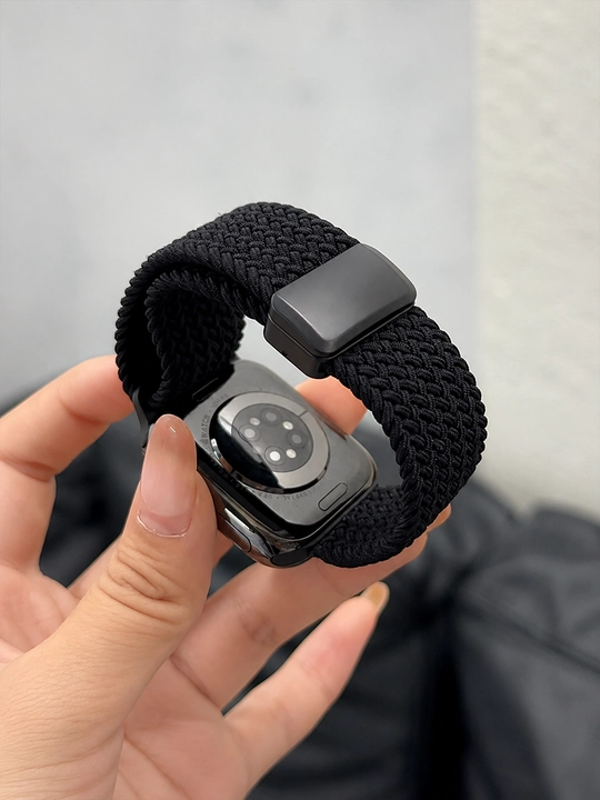 Apple Watch magnitli neylon elastik tasma 38-49 mm Series 3-9 SE/Ultra (Faqat tasma）