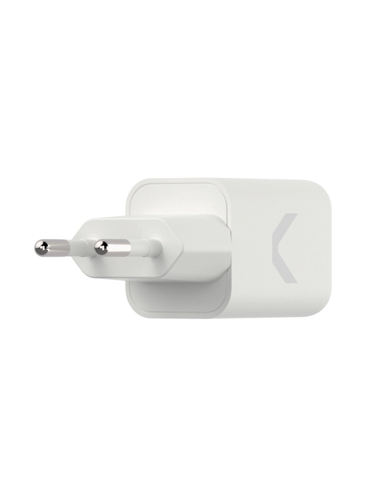 Быстрое зарядное устройство COMMO Core 20 2xUSB-C, 20 Вт, Белый