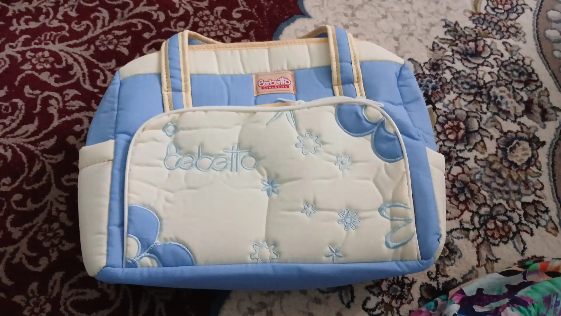 Сумка в роддом Bebetto, для мамы и малыша, 26×36 см, вместительная, много отделений