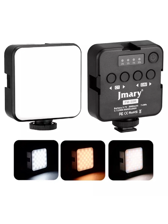 Jmary Fill Light FM-59R Портативный LED Осветитель – Для Фото и Видео - 