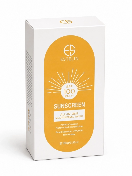 ESTELIN SPF 100 PA+++ Quyoshdan himoya qiluvchi rangli krem