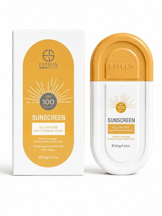 ESTELIN SPF 100 PA+++ Quyoshdan himoya qiluvchi rangli krem