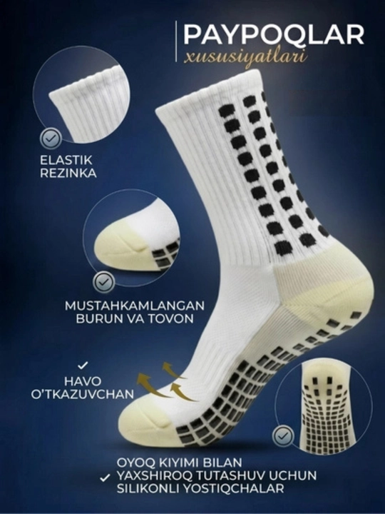 Futbol anjomlari to'plami, 7 tasi 1 da, 5 tasi 1 da, getra, paypoq, qalqon, sumka, teyp