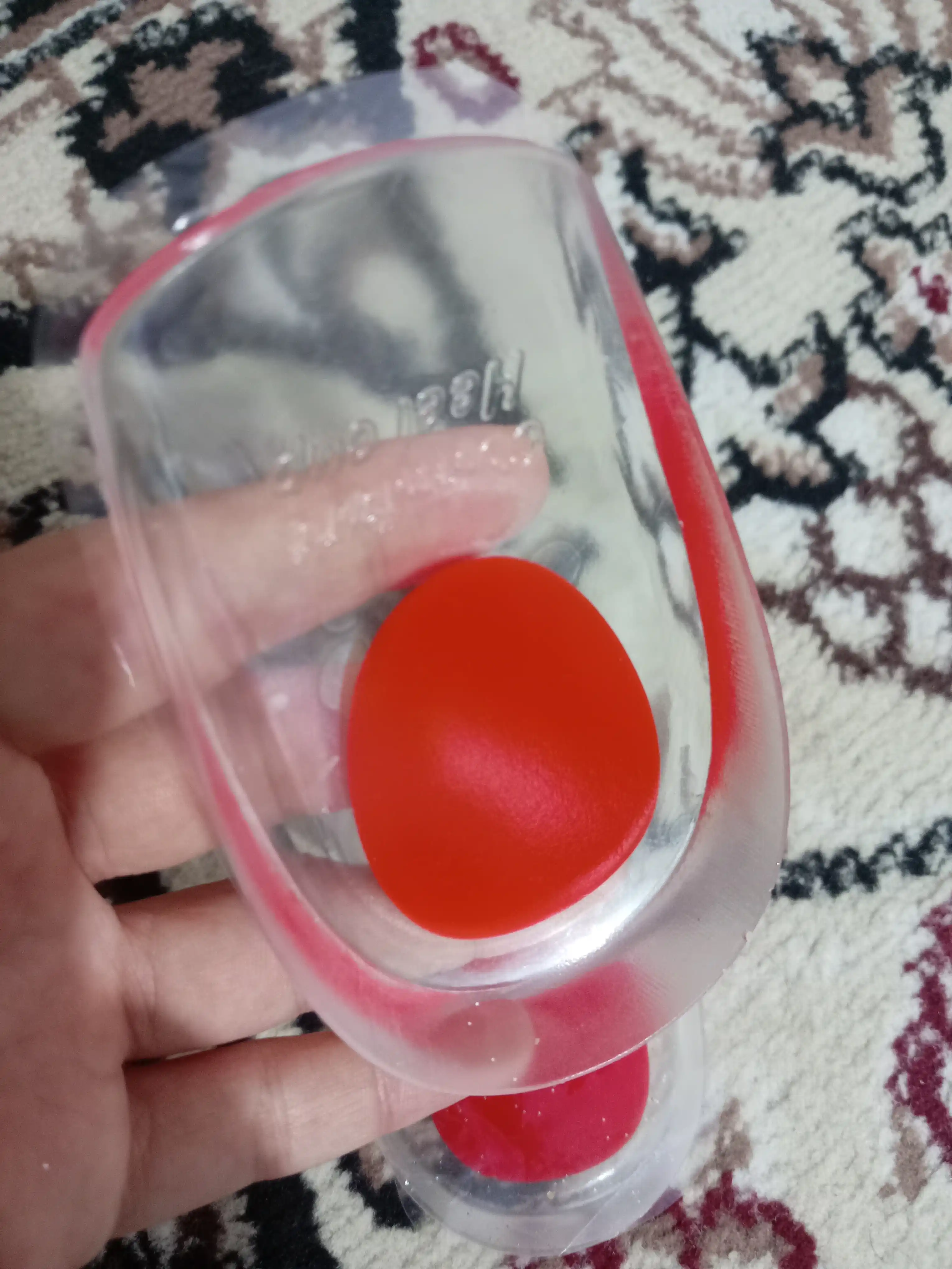 Poyabzal uchun ortopedik silikon poshna tagliklari, tovon shporasi bilan