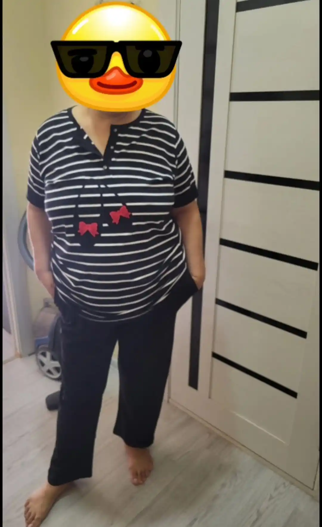 Katta o‘lchamli, uyda va uxlash uchun qulay pijama, standart, 62, 64, 66