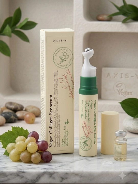 AXIS-Y Vegan Collagen Eye Serum 10 ml. Ko‘z atrofi uchun vegan kollagenli zardob - 
