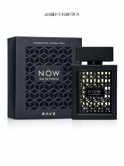 Now Rave - erkaklar uchun parfyumlangan suv, xarizmatik va unutilmas ifor, sovg'a uchun, 100 ml