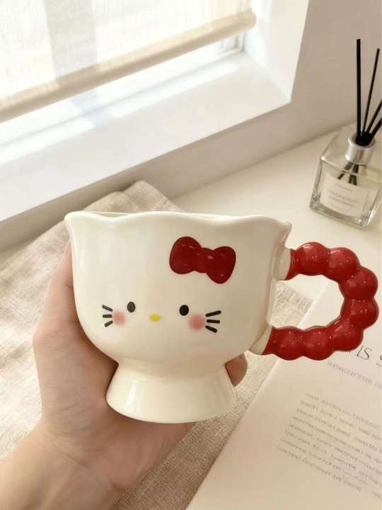 Кружка керамическая, эстетичная чашка для кофе и чая, подарочный стакан с принтом - 