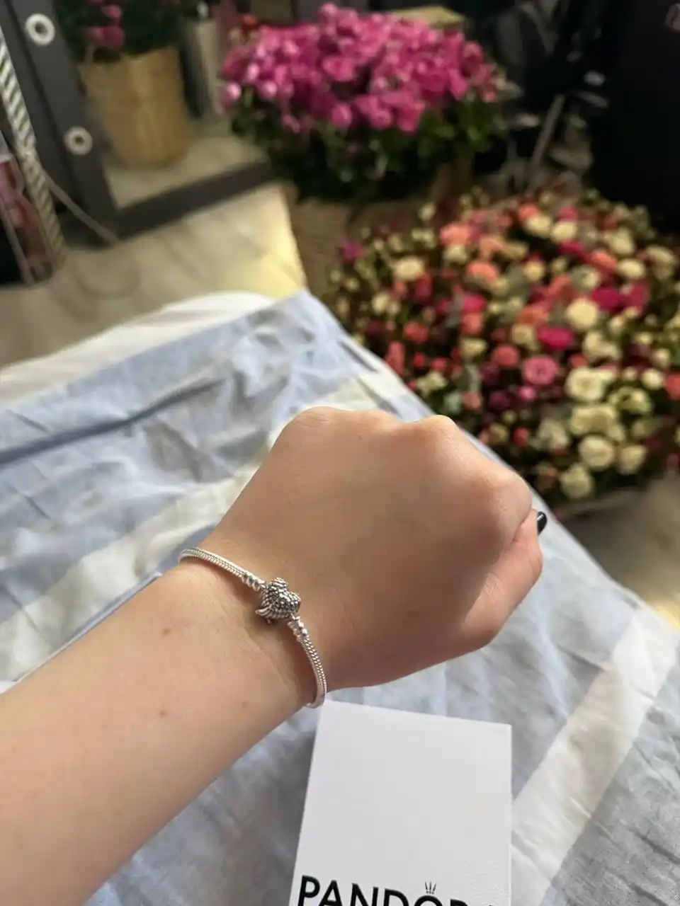 Серебряный браслет Pandora Moments Сердце и Крылья 593680C01
