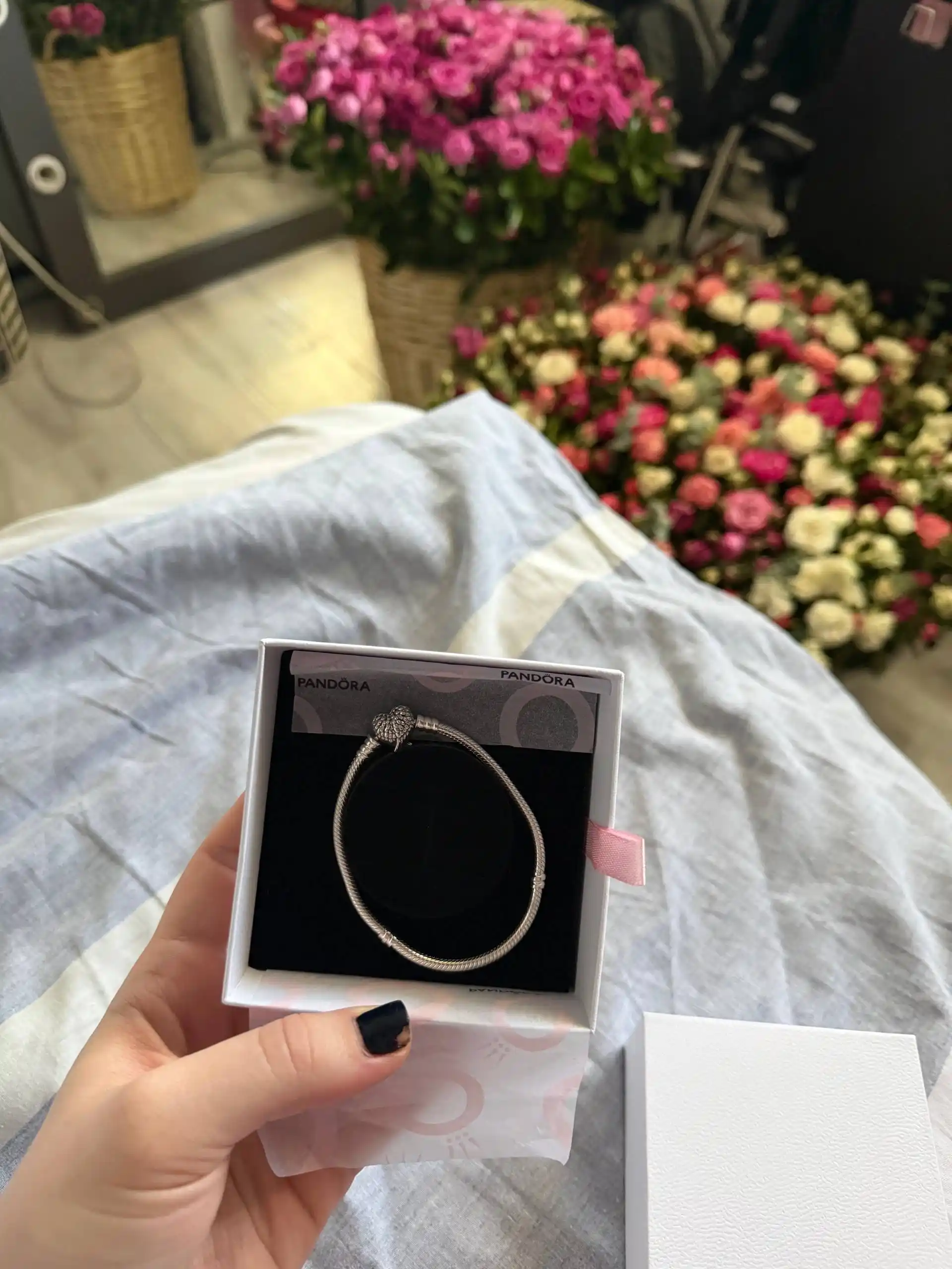 Серебряный браслет Pandora Moments Сердце и Крылья 593680C01