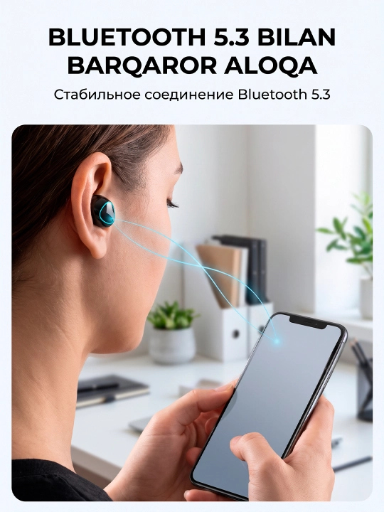 M10 TWS Bluetooth 5.1 simsiz quloqchinlari, LED displey, quvvatlash qutisi
