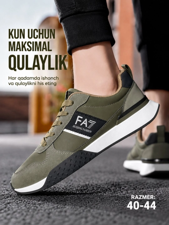 Erkaklar uchun sport krossovkalar - yengil, qulay, 40-44