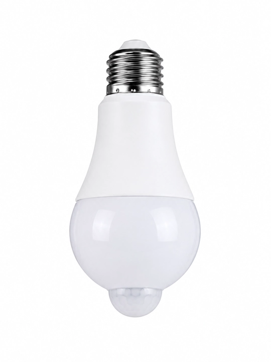 LED лампочка E27 с датчиком движения, сенсорная автоматическая лампа 220 В