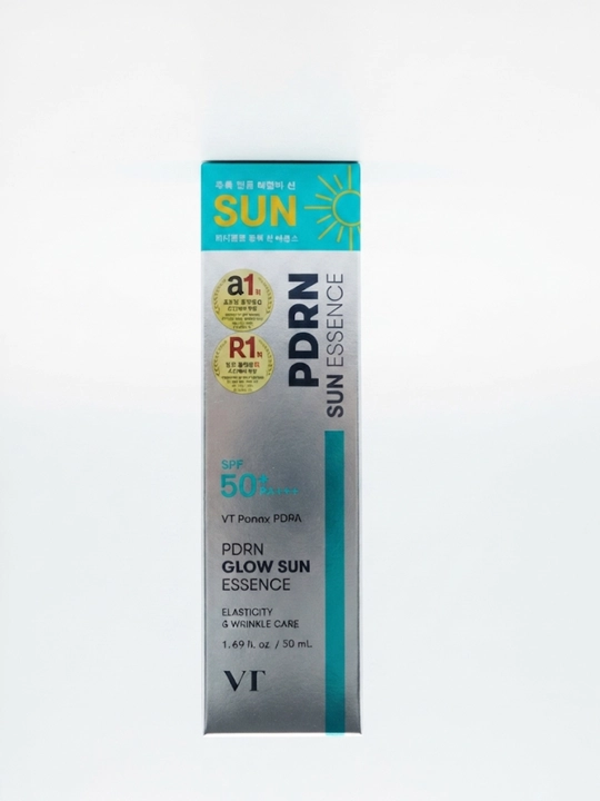 VT PDRN Glow Sun Essence SPF 50+ PA+++ (50 ml) koreys quyoshdan saqlovchi essensiya kremi