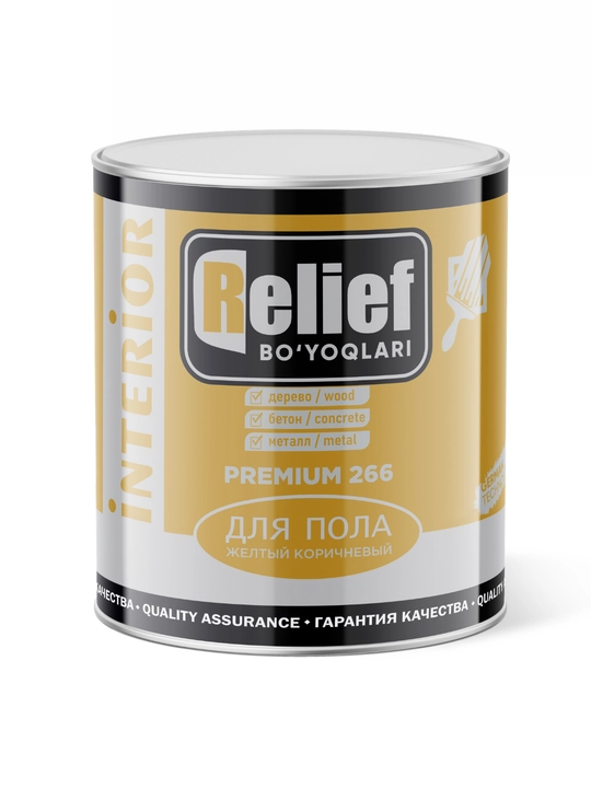 Краска Relief интерьерная для дерева, бетона и металла, 2,4–20 кг - 