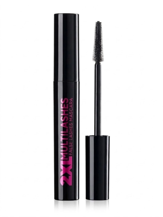 Тушь для ресниц Glam Team 2XL Multilashes, с эффектом накладных ресниц, черная, 8 мл