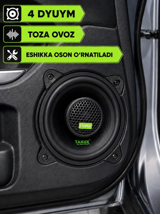 Автомобильные колонки TANBX TB-T45MAX 140W, 2 шт
