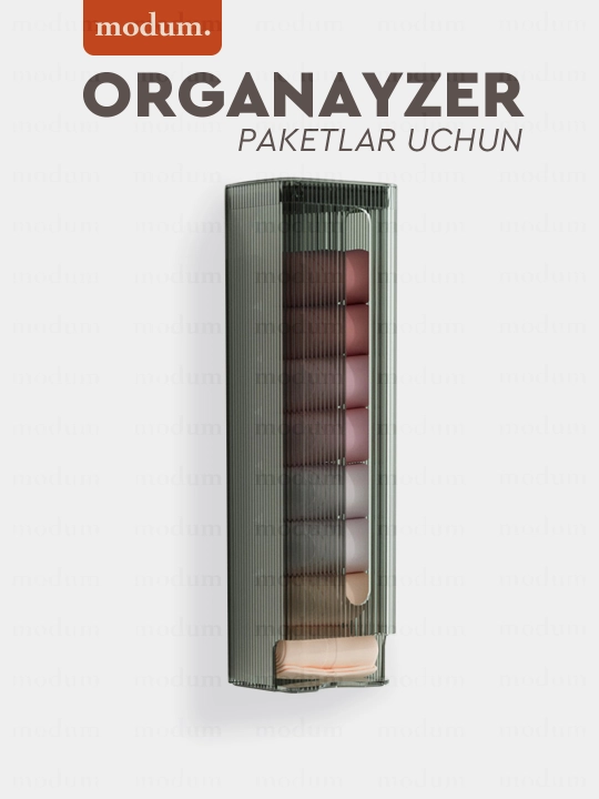 Qog‘oz sochiq va paketlar uchun organayzer ushlagich, 3 xil rangda - 