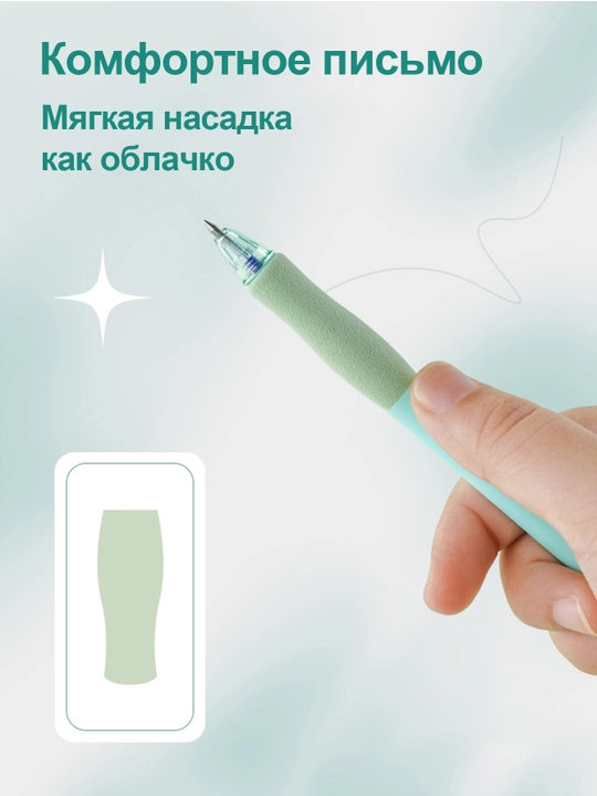 Стираемая гелевая ручка, набор из 4 штук