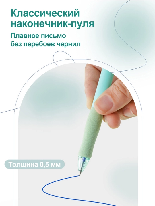 Стираемая гелевая ручка, набор из 4 штук