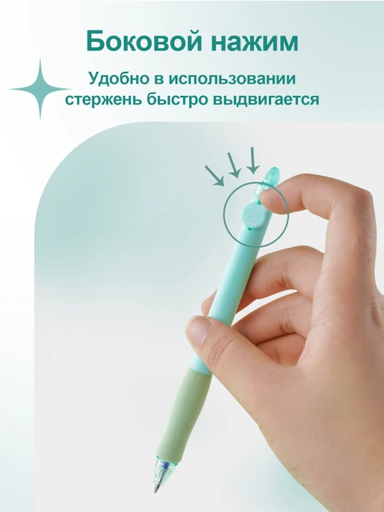 Стираемая гелевая ручка, набор из 4 штук