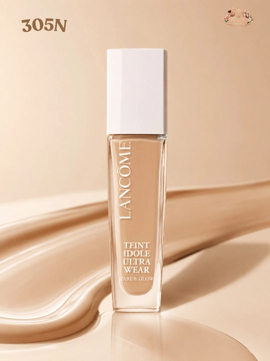 Lancôme Teint Idole Ultra Wear №305N tabiiy jilosi bilan yengil tusli krem