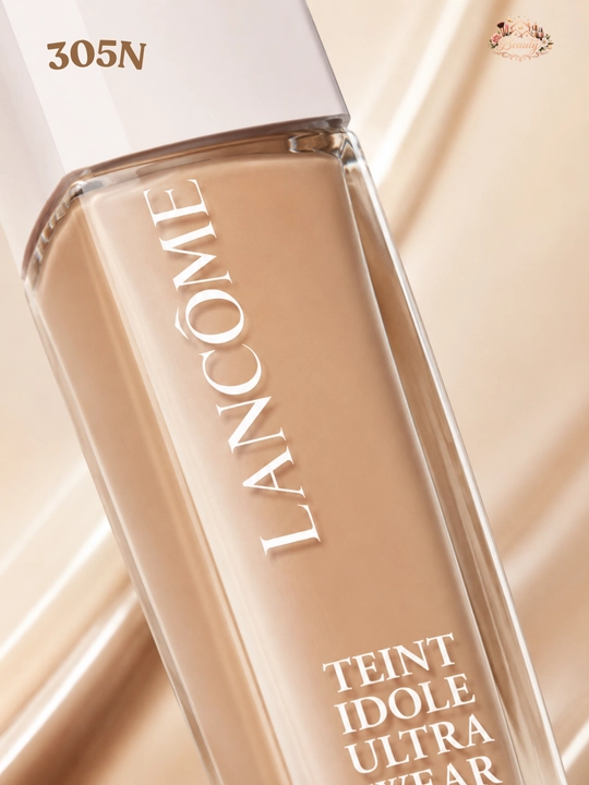 Lancôme Teint Idole Ultra Wear №305N tabiiy jilosi bilan yengil tusli krem