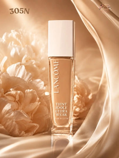 Lancôme Teint Idole Ultra Wear №305N tabiiy jilosi bilan yengil tusli krem - 