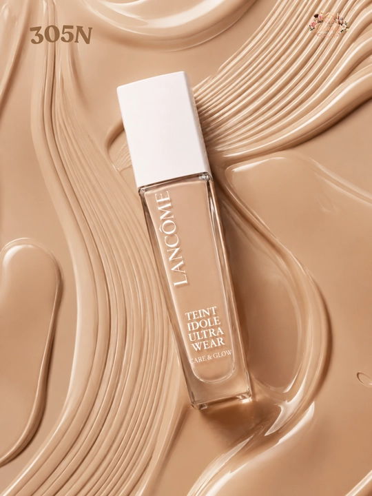 Lancôme Teint Idole Ultra Wear №305N tabiiy jilosi bilan yengil tusli krem