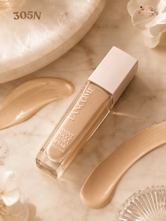 Lancôme Teint Idole Ultra Wear №305N tabiiy jilosi bilan yengil tusli krem
