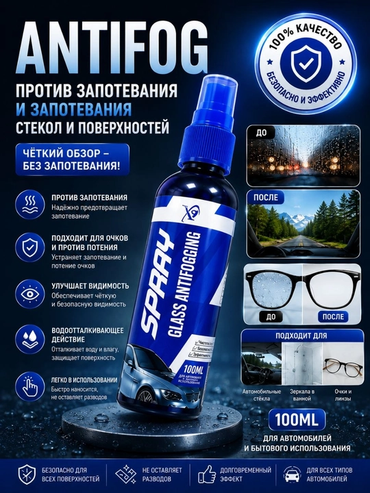 ANTIFOG — средство против запотевания стёкол - 