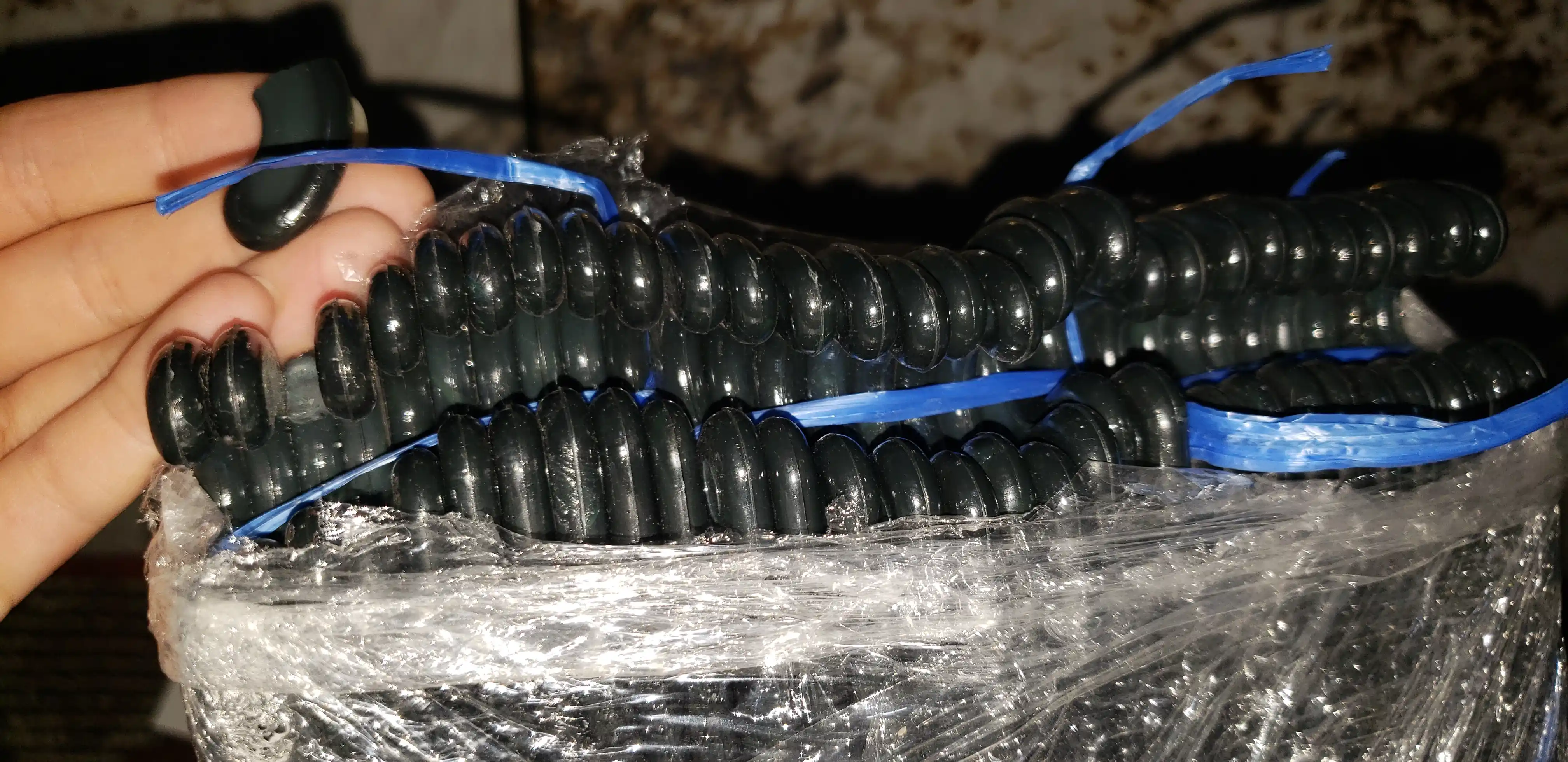 Plastik kiyim ilgichlar, sirpanishga qarshi tishli 42 sm 5, 10, 20, 30 dona