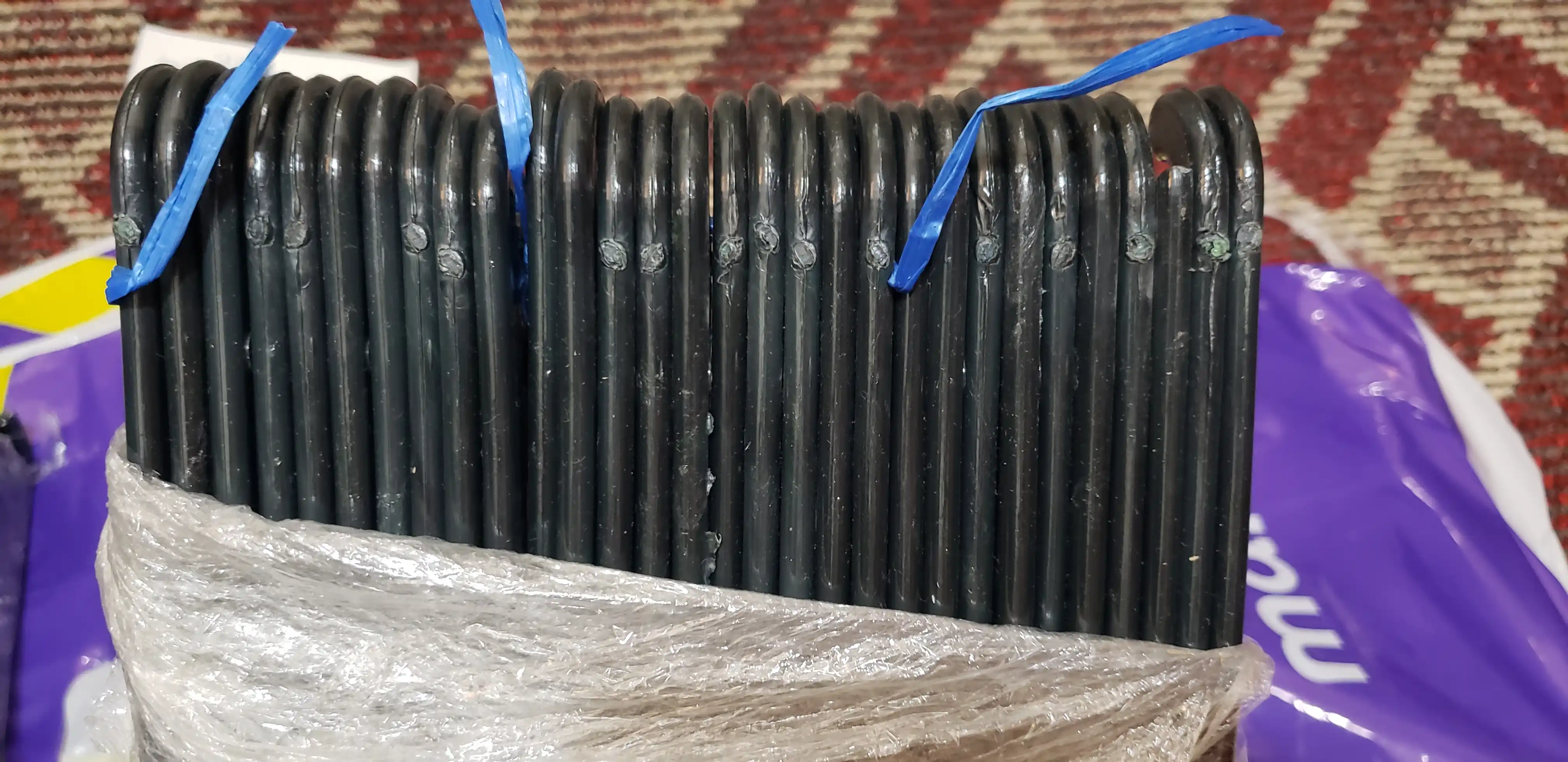 Plastik kiyim ilgichlar, sirpanishga qarshi tishli 42 sm 5, 10, 20, 30 dona