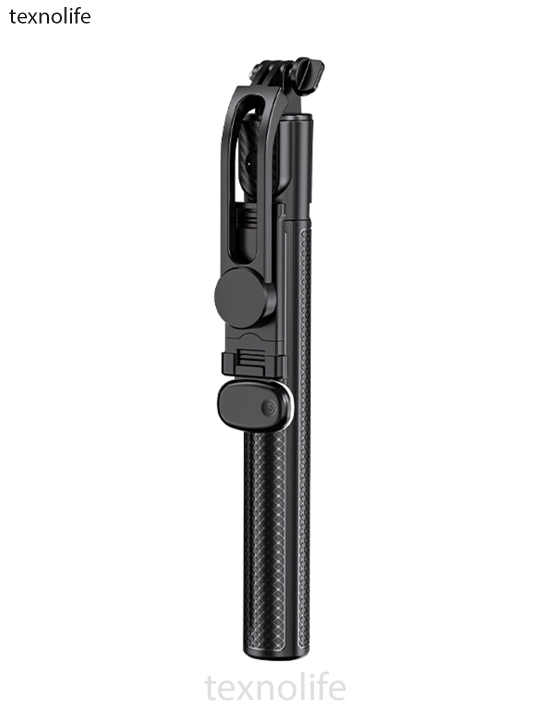 Штатив для телефона, 170 см, 4 в 1, 2 LED фонаря и Bluetooth: монопод, селфи-палка