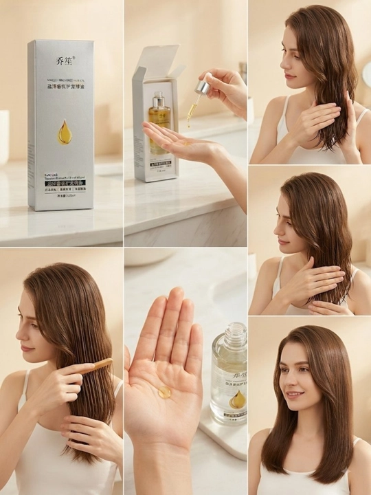 Питательное масло для волос с термозащитой Yingze Fragrance, для блеска и гладкости, 100 мл