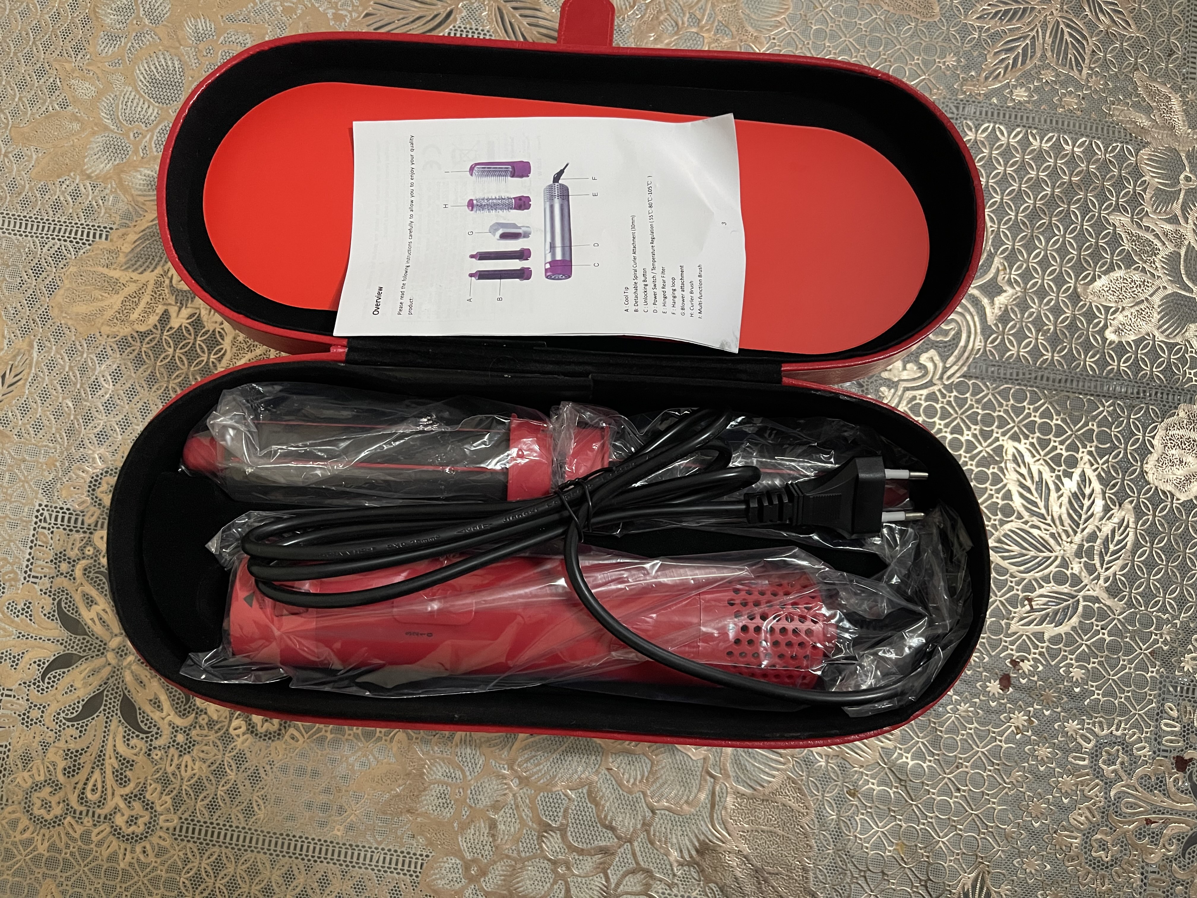 Стайлер Dyson 5в1 фен для волос и фен-расческа, для укладки и завивки, подарок для женщин