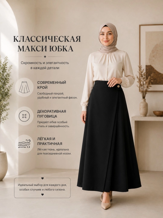 Классическая юбка для женщин и девушек
