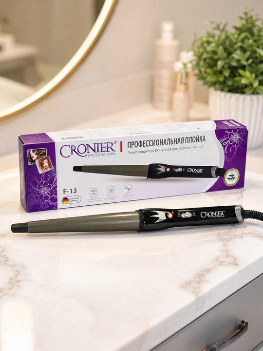 Конусная плойка для волос Cronier Professional F-13 - 