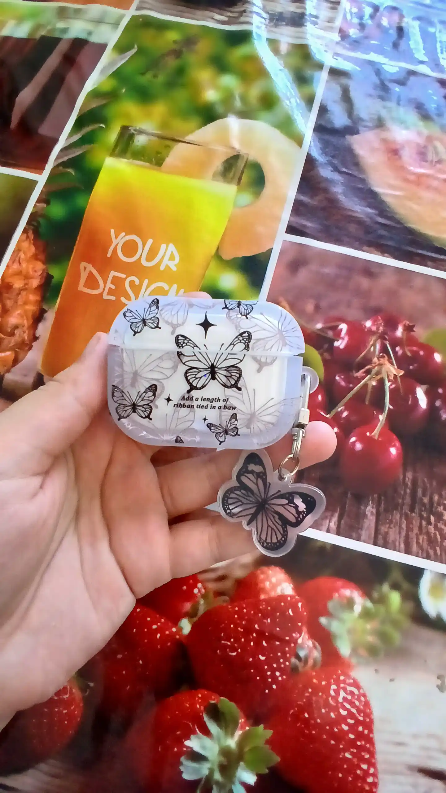 Стильный чехол для AirPods Pro, AirPods Pro 2, AirPods 3, AirPods 4 с карабином