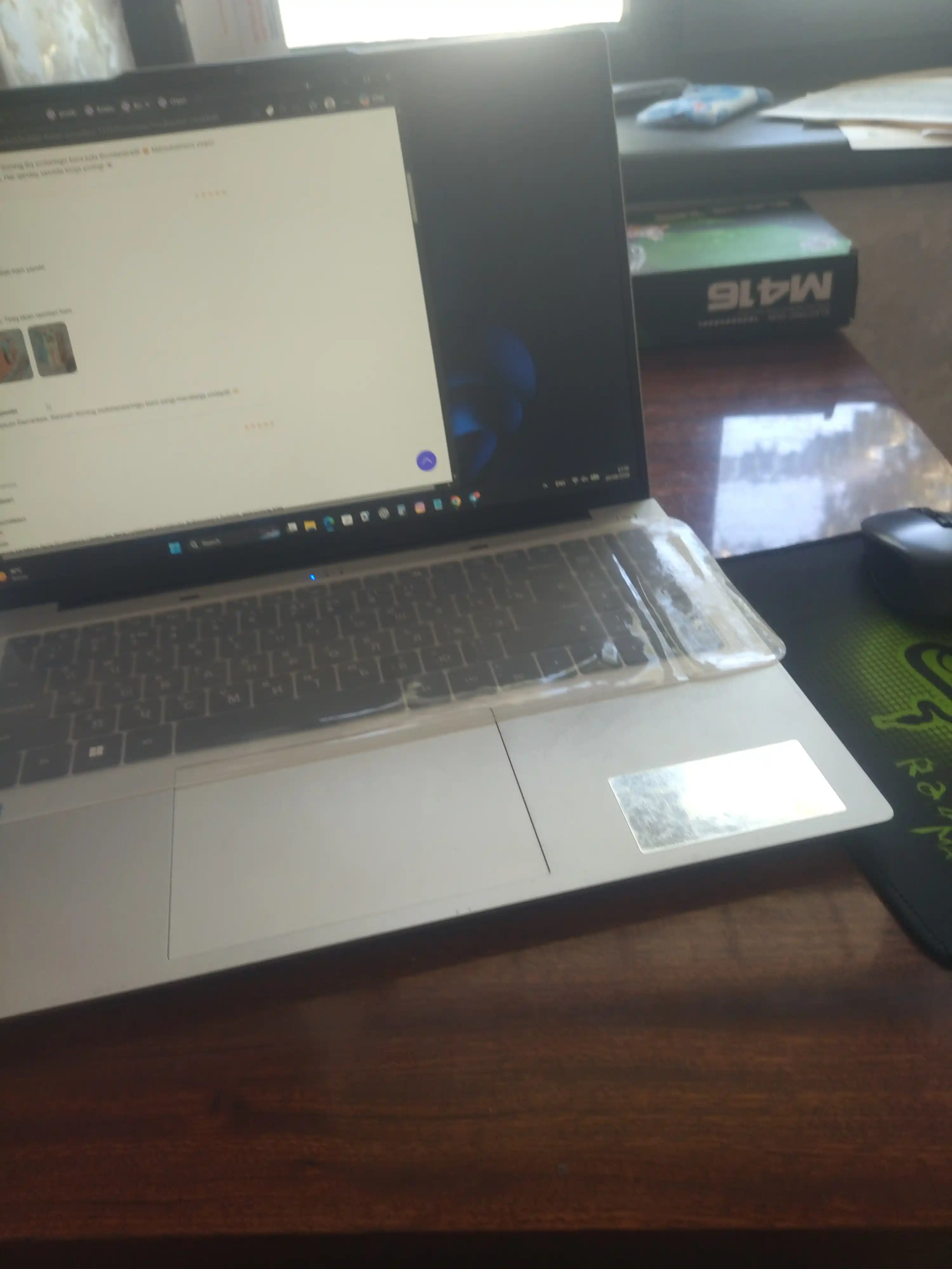 Mouse pad kovrik 21cm x 25cm sirpanmaydigan universal stol uchun aksessuar