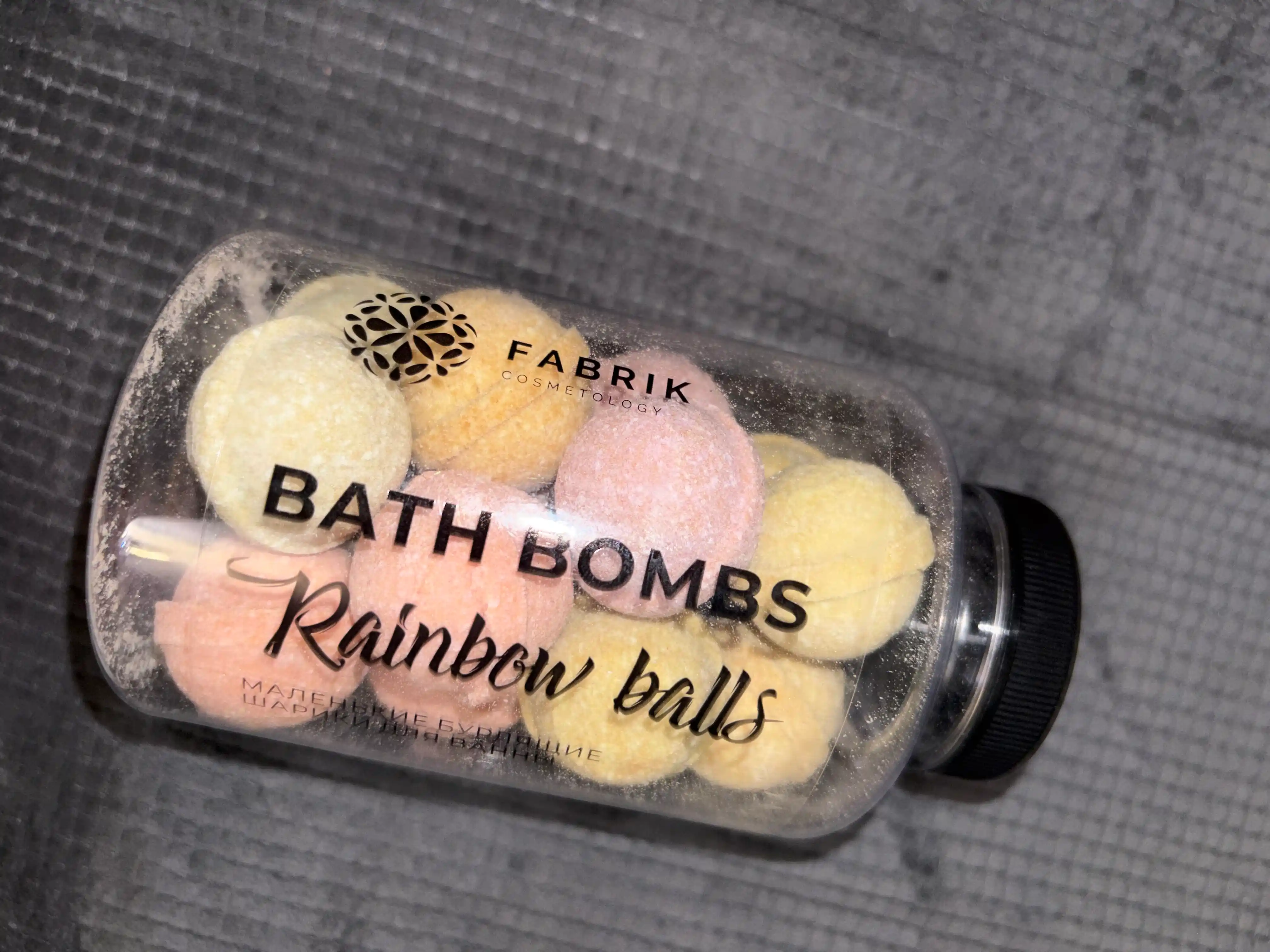 Fabrik Cosmetology Rainbow Balls vannasi uchun kichik ko‘pikli sharlar 200 gr
