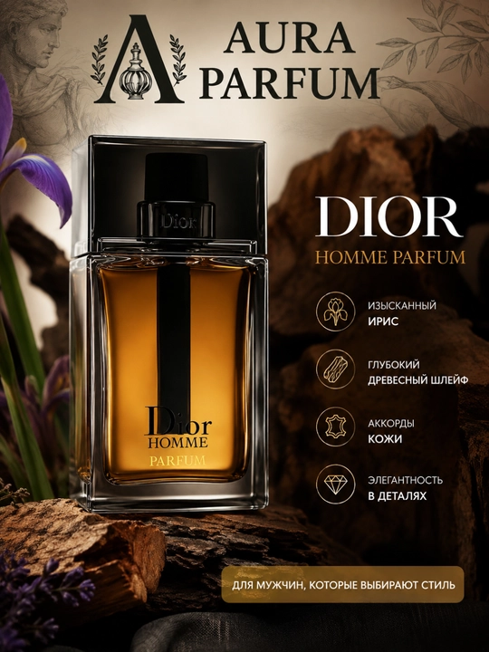Духи для мужчин Dior Homme Parfum всесезонный парфюм и отличные подарки для мужчин - 