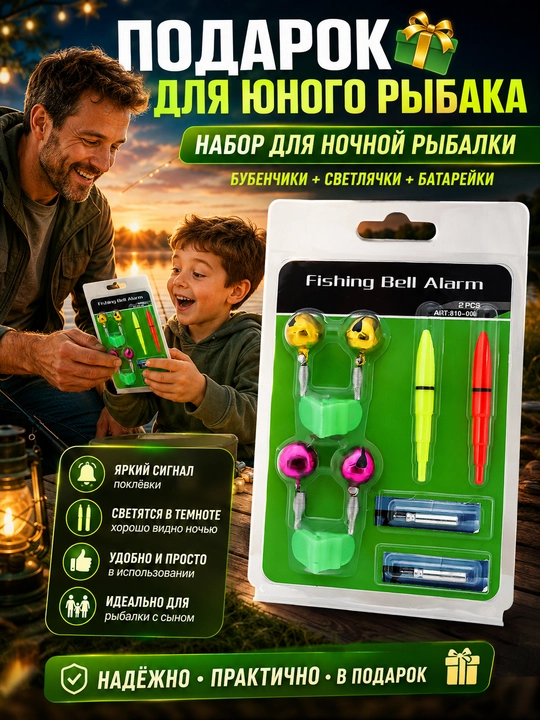 Колокольчики для рыбалки, сигнализатор клева, 1, 3, 5 шт