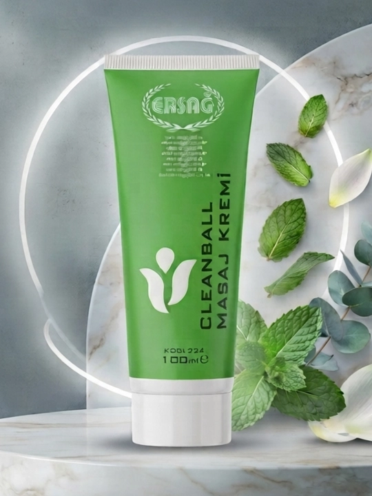 ERSAG Cleanball крем для тела, 200 мл — для массажа и ухода за сухой кожей - 