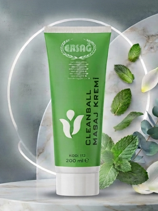 ERSAG Cleanball крем для тела, 200 мл — для массажа и ухода за сухой кожей
