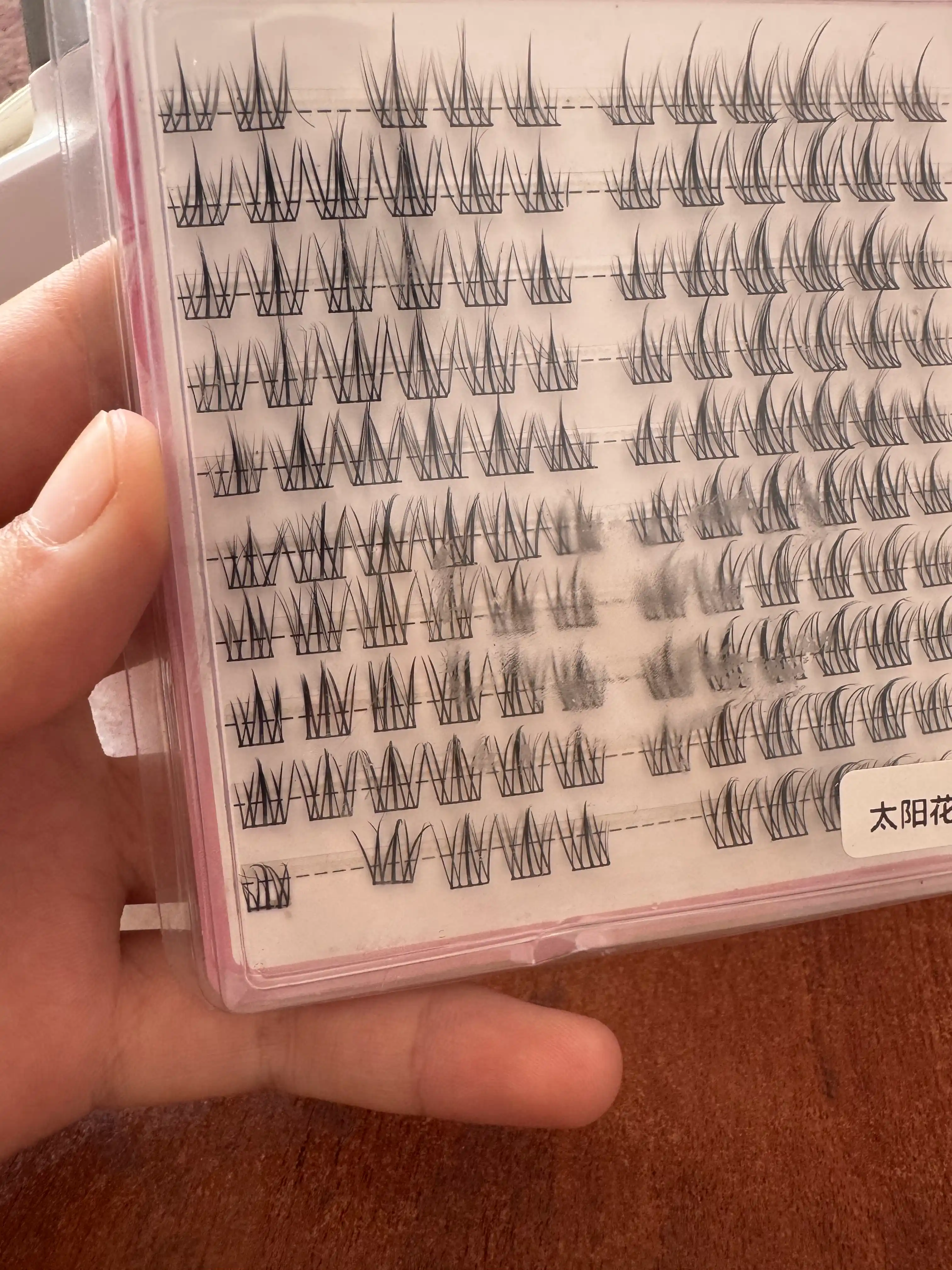 3D tutamli kipriklar, C egilishi, qoplama kipriklar, anime kipriklar, 160 dona
